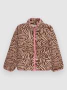 Roxy Like Electricity Kids Hoodie med Dragkedja parchment animal flrl ...