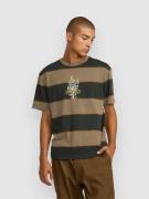 RVCA KSL Stripe T-Shirt mushroom