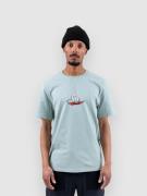 Jones Snowboards Graphic Org Cot T-Shirt arctic blue
