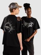 Vitriol Thoughts Cropped T-Shirt limo black