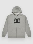 DC Star Hoodie med Dragkedja heather grey