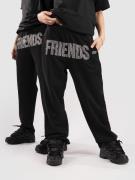 VLONE Friends Rhinestone Sweat Byxor silver