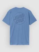 Santa Cruz Tonal Opus Dot Stripe T-Shirt fresh blue