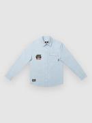 The Dudes Silly Dudes Over Chuck Denim Premium Skjorta light blue deni...