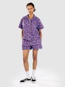 Santa Cruz Sun Daze Strip Skjorta purple sun daze