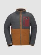 Volcom Fleecer Full Hoodie med Dragkedja charcoal