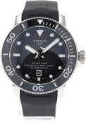 Tissot Herrklocka T120.607.17.441.00 Seastar Svart/Gummi Ø46 mm