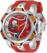 Invicta Herrklocka 33088 Nfl Röd/Gummi Ø52.5 mm