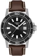 Tissot Herrklocka T125.610.16.051.00 Supersport Svart/Läder Ø44 mm