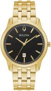 Bulova Herrklocka 97B194 Classic Svart/Gulguldtonat stål Ø41 mm