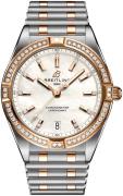 Breitling Damklocka U77310591A2U1 Chronomat 32 Vit/18 karat roséguld