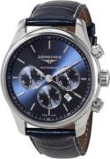 Longines Herrklocka L2.859.4.92.0 Master Blå/Läder Ø44 mm