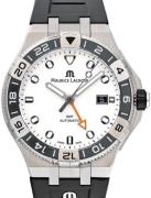 Maurice Lacroix Herrklocka AI6158-SS001-130-2 Aikon Vit/Gummi Ø43 mm