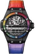 Hublot Herrklocka 911.QD.0123.LR.4099 Big Bang 45Mm Svart/Gummi Ø45