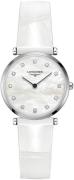 Longines Damklocka L4.512.4.87.0 La Grande Classique De Vit/Läder