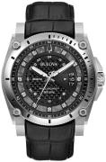 Bulova Herrklocka 96D147 Precisionist Svart/Läder Ø46.5 mm