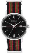 Bulova Herrklocka 96B317 Classic Svart/Textil Ø39 mm