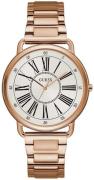 Guess Damklocka W1149L3 Kennedy Vit/Roséguldstonat stål Ø41 mm