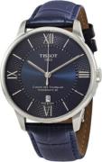 Tissot Herrklocka T099.407.16.048.00 T-Classic Blå/Läder Ø42 mm