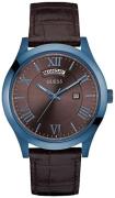 Guess Herrklocka W0792G6 Brun/Läder Ø44 mm