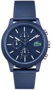 Lacoste Herrklocka 2010970 Blå/Gummi Ø44 mm