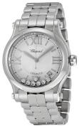 Chopard Damklocka 278559-3002 Happy Sport Silverfärgad/Stål Ø36 mm