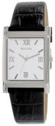 Bulova Herrklocka 96B107 Dress Silverfärgad/Läder