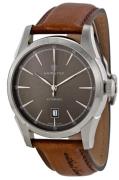 Hamilton Herrklocka H42415591 American Classic Timeless Grå/Läder