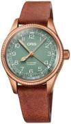 Oris 01 754 7749 3167-07 5 17 69GBR Aviation Grön/Läder Ø36 mm