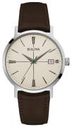 Bulova Herrklocka 96B242 Dress Beige/Läder Ø39 mm