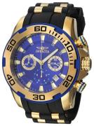 Invicta Herrklocka 22313 Pro Diver Blå/Gulguldtonat stål Ø50 mm