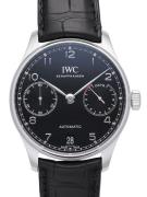 IWC Herrklocka IW500703 Portuguese Svart/Läder Ø42.3 mm