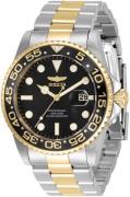 Invicta Herrklocka 33255 Pro Diver Svart/Gulguldtonat stål Ø42 mm