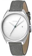 Esprit Herrklocka ES1G056L0015 Silverfärgad/Läder Ø40 mm