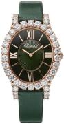 Chopard Damklocka 139383-5009 Diamond Hour Grön/Satin Ø34.1 mm