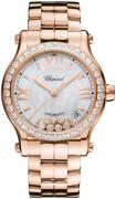 Chopard Damklocka 274808-5007 Happy Sport Silverfärgad/18 karat