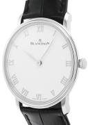 Blancpain Herrklocka 6605-1127-55 Villeret Vit/Läder Ø40 mm