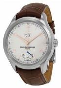 Baume & Mercier Herrklocka 10205 Clifton Silverfärgad/Läder