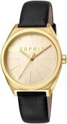 Esprit Damklocka ES1L056L0025 Champagnefärgad/Läder Ø34 mm