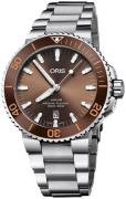 Oris Herrklocka 01 733 7730 4152-07 8 24 05PEB Diving Brun/Stål