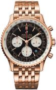 Breitling Herrklocka RB0121211B1R1 Navitimer 01 Svart/18 karat