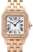 Cartier Damklocka WGPN0007 Panthere De Silverfärgad/18 karat