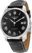 Longines Herrklocka L2.893.4.51.7 Master Svart/Läder Ø42 mm