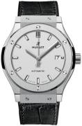 Hublot Herrklocka 511.NX.2611.LR Classic Fusion Silverfärgad/Gummi