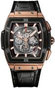 Hublot Herrklocka 601.OM.0183.LR Big Bang 45mm Skelettskuren/Gummi