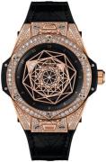 Hublot Damklocka 465.OS.1118.VR.1704.MXM18 Big Bang 39mm Svart/Gummi