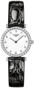 Longines Damklocka L4.341.0.80.2 La Grande Classique De Vit/Läder