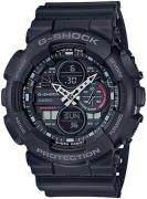 Casio Herrklocka GA-140-1A1ER G-Shock Svart/Resinplast Ø51.2 mm