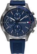 Tommy Hilfiger Herrklocka 1791721 Blå/Gummi Ø46 mm