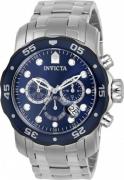 Invicta Herrklocka 80057 Pro Diver Blå/Stål Ø49 mm